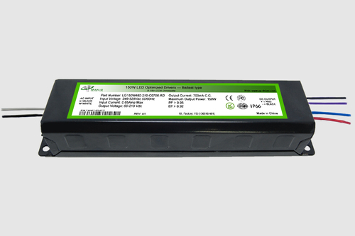 150W,249-528V入,0-10V調(diào)光, 經(jīng)濟(jì)型, LY150W480-RD